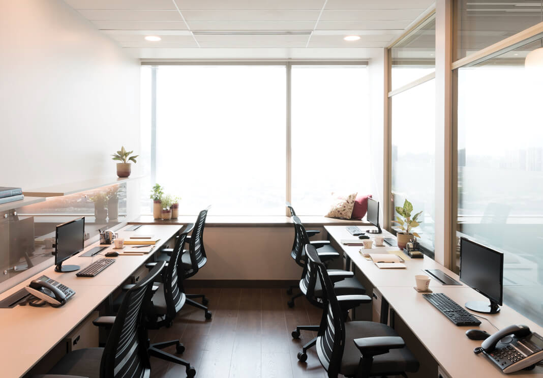 Private Office Workspace Setup