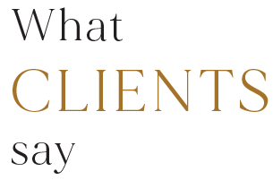 What Clients say