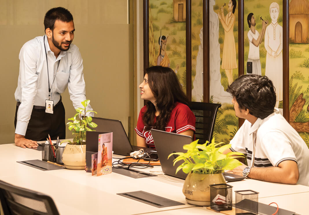 Flexible desk design showcase