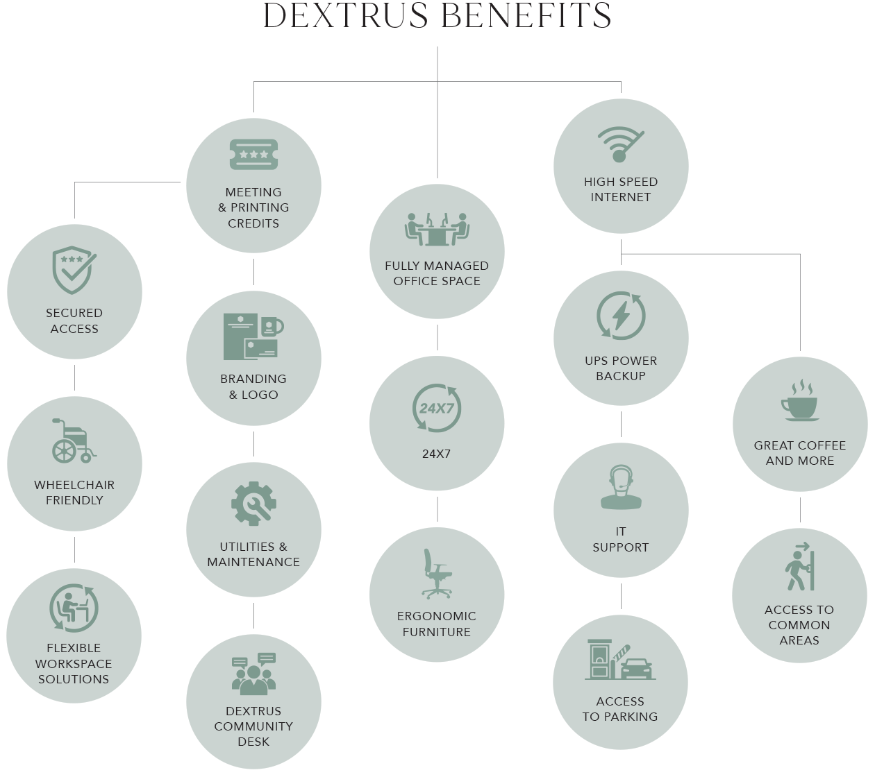 Dextrus Benefits - Fixed Desk