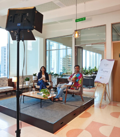 Conversation with Harish Iyer at Dextrus workspace