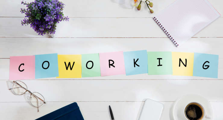 Working conveniently at coworking spaces