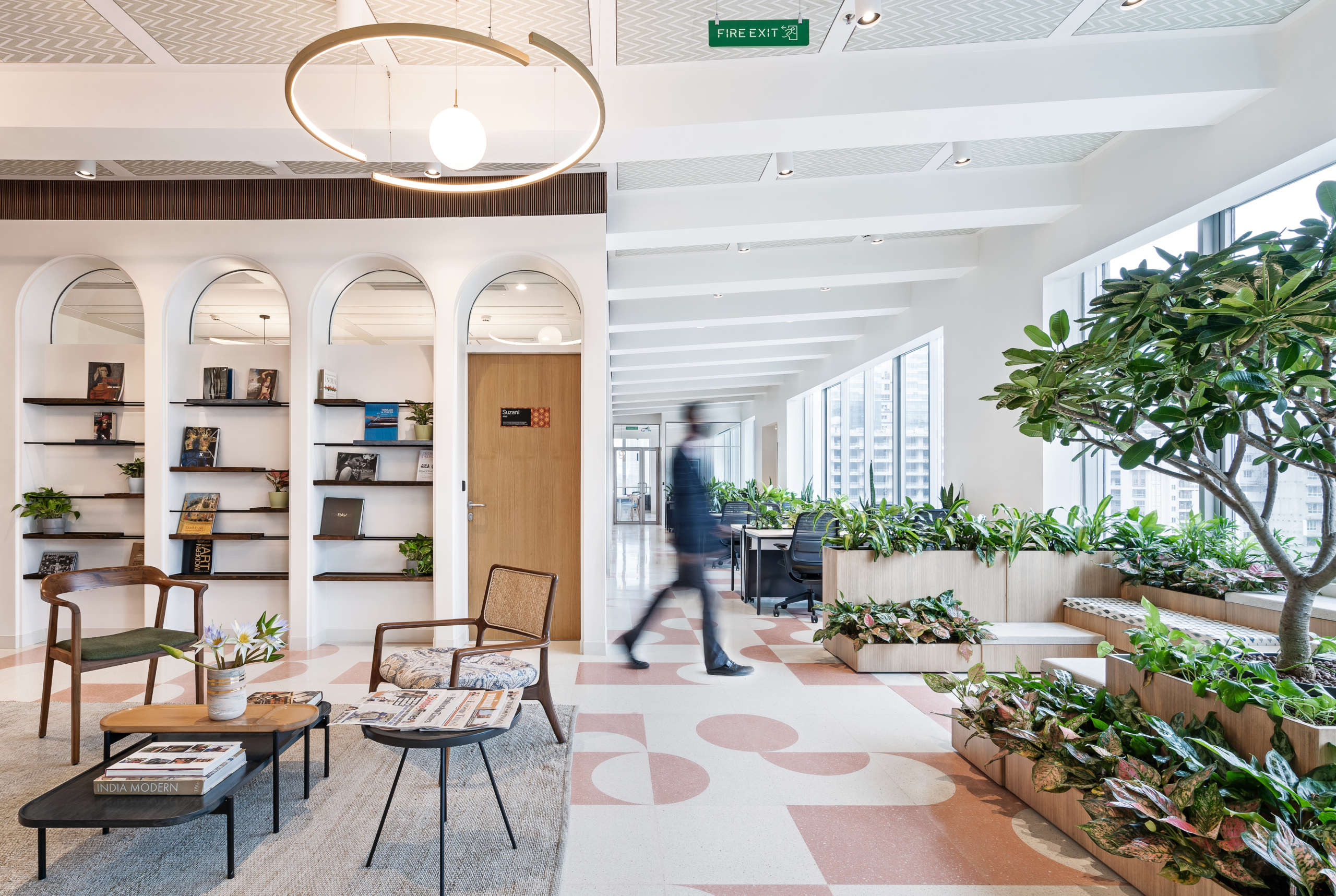 modern coworking office space