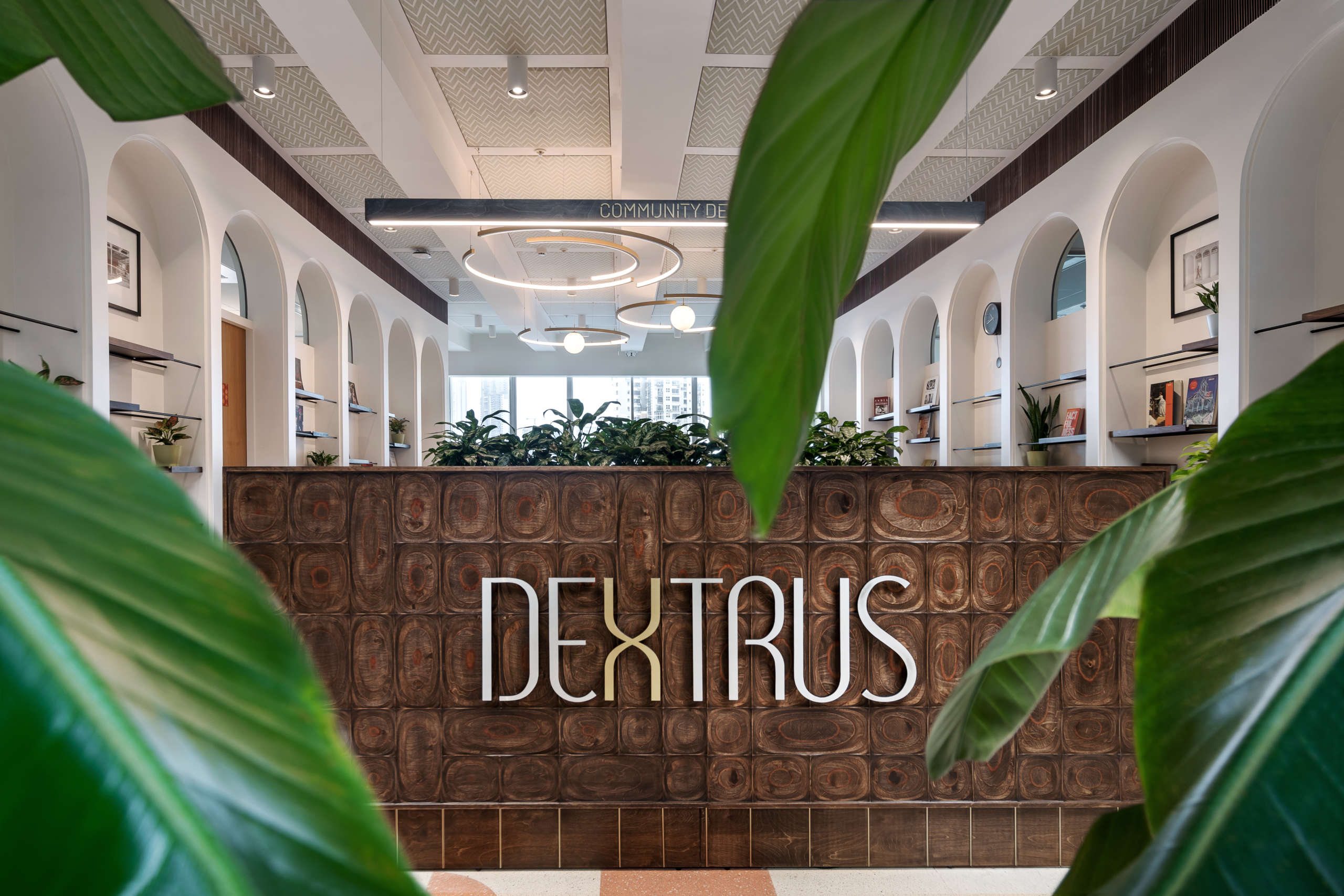 office workspace reception