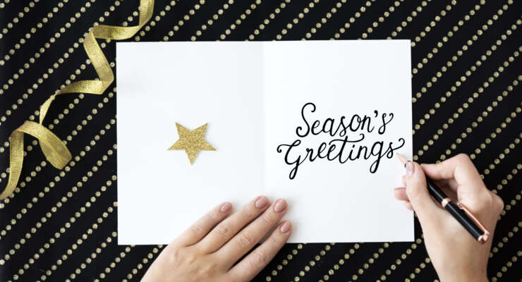  A Handwritten Letter with a Voucher