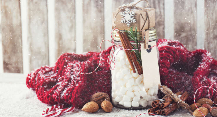 Candy Jar Secret Santa gift for employee