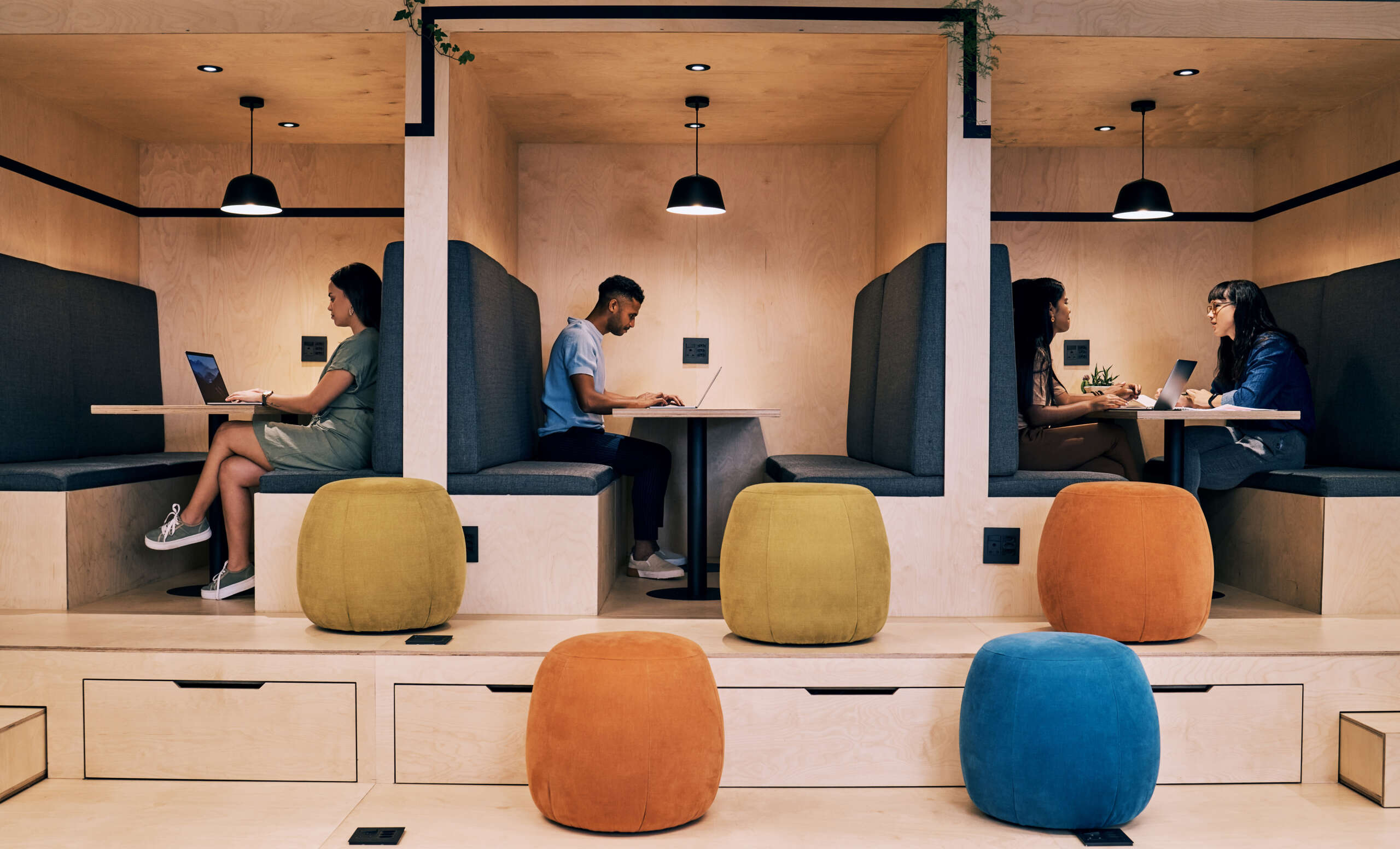 People's Working in Flexible Work
spaces